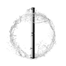7.2 Feet 9.3 Gallon Solar Heated Shower with Adjustable Head and Foot Tap - Colo - $292.03 CAD
