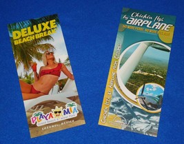 Brand New Radiant Cozumel Mexico Playa Mia Park Flyer + Bonus Chichen Itza Flyer - £2.39 GBP