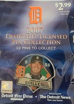 Detroit Tigers 2007 Officially Licensed Pin Collection Carlos Guillen #9 - £8.61 GBP