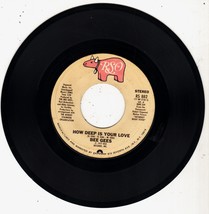 Bee Gees: Can&#39;t keep A Good Man Down &amp; How Deep Is Your Love - 45rpm RSO record - £1.99 GBP