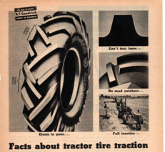 1940's BF Goodrich facts about traction  print ad 1Pa - $18.04