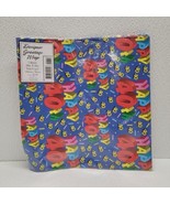 Happy 40th Birthday Adult Designer Greetings Gift Wrap Paper 8 Sq. Ft. Blue - £8.45 GBP