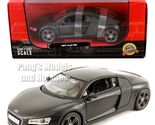 2006 Audi R8 1/24 Scale Diecast Model by Maisto - Flat Matte Black w/ BOX - $34.64