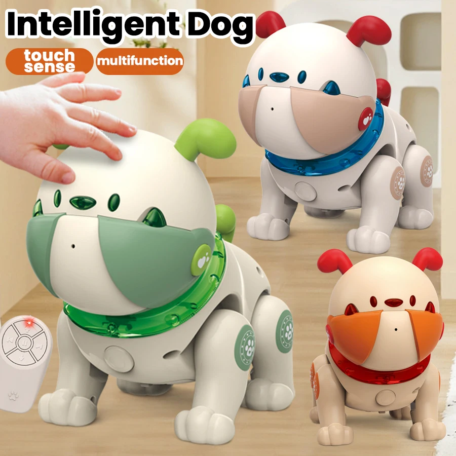 Rc Robot Electronic Dog Touch Electric Pet Toy Intelligent Touch-Sense Music - £35.33 GBP