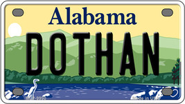 Dothan Alabama Novelty Mini Metal License Plate Tag - $14.95