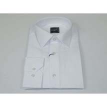 Men's Shirt By CASILA Turkey Cotton Blend Long Sleeves 501870-01 White Pique image 4