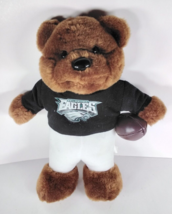 Good Stuff Brown Teddy Bear Philadelphia Eagles NFL Football 12&quot; Plush - $9.75