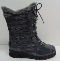 Aerosoles Size 6 M ENAMEL Grey Combo Winter Memory Foam Boots New Womens Shoes - £94.17 GBP