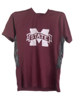 Colosseum Youth Mississippi State Cutter Crew Neck T-Shirt, Maroon, M 12-14 - £11.79 GBP