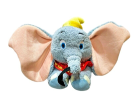 Flying Dumbo Plush w Feather Disney Parks Stuffed Animal 12 Inch Circus Elephant - £7.58 GBP