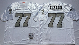 #77 Lyle Alzado White Silver Number Jersey - $45.00