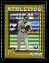 2004 Topps Chrome Gold Refractor Baseball Card #30 Tim Hudson Oakland Athletics - £13.22 GBP