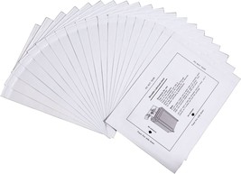20 Pack Paper Shredder Lubricating Shredder Sheets Lubricant Sheets - £28.67 GBP