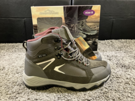 Adventuridge Hiking Boots Womens Size 8 Gray Leather Lace Up Original Bo... - £22.80 GBP