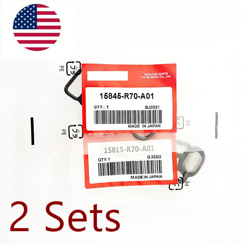 OEM 2sets Cylinder Head Solenoid Gasket VTEC For Honda 15815R70A01 15845... - $9.07
