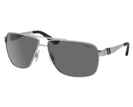 POLO Ralph Lauren Sunglasses PH 3088 9046/87 Matte Silver / Grey Lens - $119.95