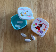 Moomin Valley Characters Moomintroll Little My Small Storage Medicine Bo... - $9.99