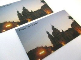 Prague Magnets Town Square Set Of 2 Czech Republic Bohemia #21GM - £13.74 GBP