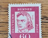 Germany Stamp Friedrich Schiller 60pfg Used - $0.94
