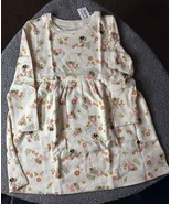 Old Navy Toddler Girls Floral Beige Waffle Knit Long Sleeve Dress Size 2T - €10,92 EUR
