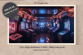 Samsung FRAME TV Art - Nostalgic Video Game Arcade, 4K (16:9) | Digital ... - £2.78 GBP