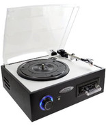 Retro Turntable Cassette Player Recorder - Pyle PTTC4U - $74.24