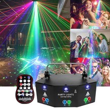 Sumger Dj Disco Party Lights, Sound Activated Laser Projector Effect Lighting, - £65.86 GBP