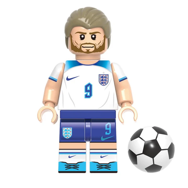Harry Kane Custom Minifigure Football Player - $5.99