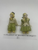 Vtg Dutch Shelf Sitters - Boy &amp; Girl Figurines By Ceramic Arts Studio Usa  - $19.80