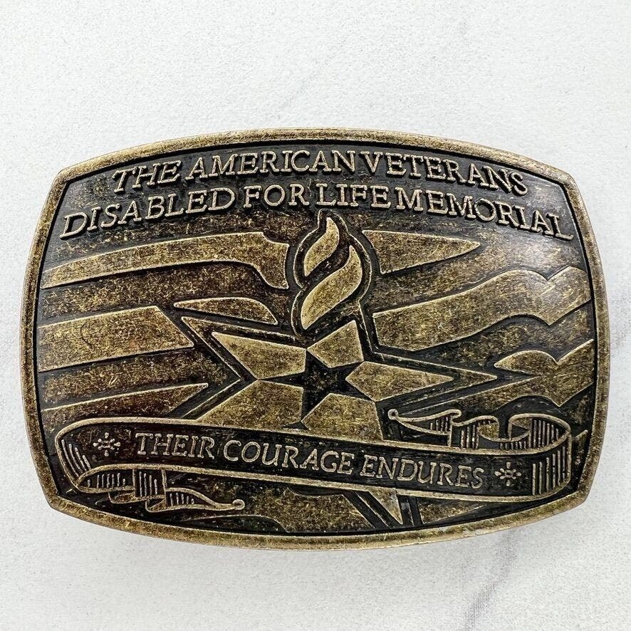 Primary image for American Veterans Disabled for Life Memorial 2007 Belt Buckle