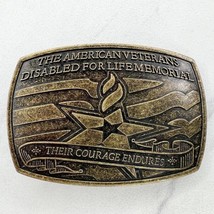 American Veterans Disabled for Life Memorial 2007 Belt Buckle - $12.86