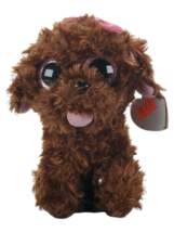 TY Beanie Boos - MADDIE the Brown Dog With Glitter Eyes 6 inches 2015 - £9.94 GBP