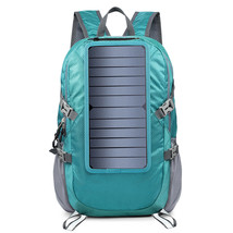 Solar Backpack Foldable Hiking Daypack With 5V Power Supply 6.5W Solar Panel Cha - £70.93 GBP