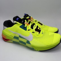 Nike Metcon 7 AMP Mens Size 10 Volt White Spruce React Hyperlft Weight Lifting - $129.99