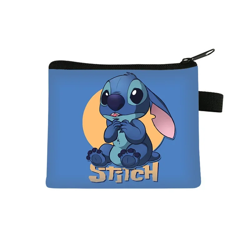 Disney Stitch Wallet Kawaii Lilo Stitch Coin Purse Cartoon Children Port... - $1.60