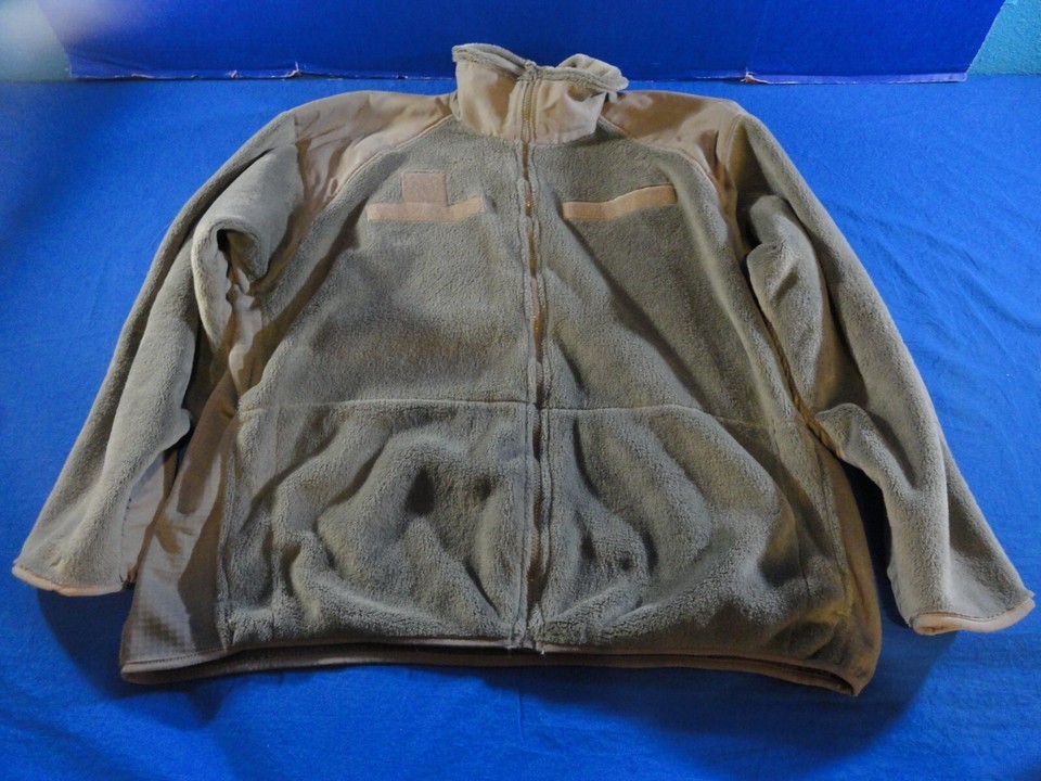 POLARTEC ARMY USAF GEN III GREEN FLEECE COLD WEATHER JACKET COLD WEATHER... - $28.30