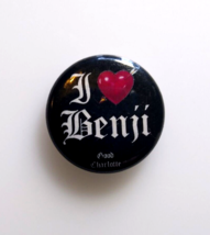 Good Charlotte Vintage Badge Button Pin Punk Pop Rock Music 1&quot; I Love Benji - $16.20