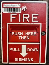 Siemens MSI-10B/MSI-20B Intelligent Fire Alarm Pull Station Red - $105.99