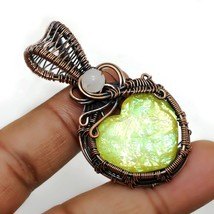 Australian Triplet Opal Wire Wrapped Handcrafted Copper Pendant 2.10&quot; SA 1224 - £3.98 GBP