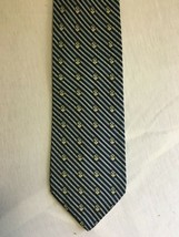 NEW Stafford Executive Blue Striped and Polka Dots Silk Tie - Never Worn - £5.31 GBP