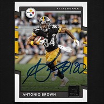 Antonio Brown autograph signed 2017 Panini card #18 Steelers Nice! - £39.10 GBP