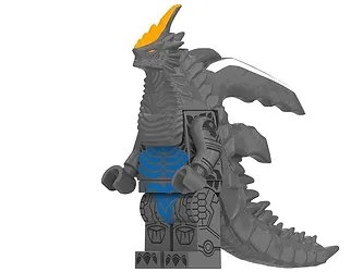 Ktoys Razor Demaaga Ultraman Monster Cartoon Comic Toys Minifigure - $7.20