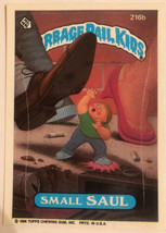 Small Saul Garbage Pail Kids Trading Card Vintage 1986 - £2.36 GBP