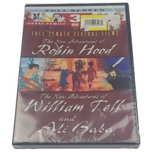 The New Adventures Of Robin Hood &amp; William Tell And Ali Baba DVD New Sealed  - £4.38 GBP