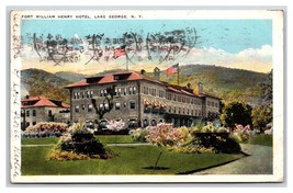 Fort William Henry Hotel East View Lake George New York NY WB Postcard M19 - £1.54 GBP