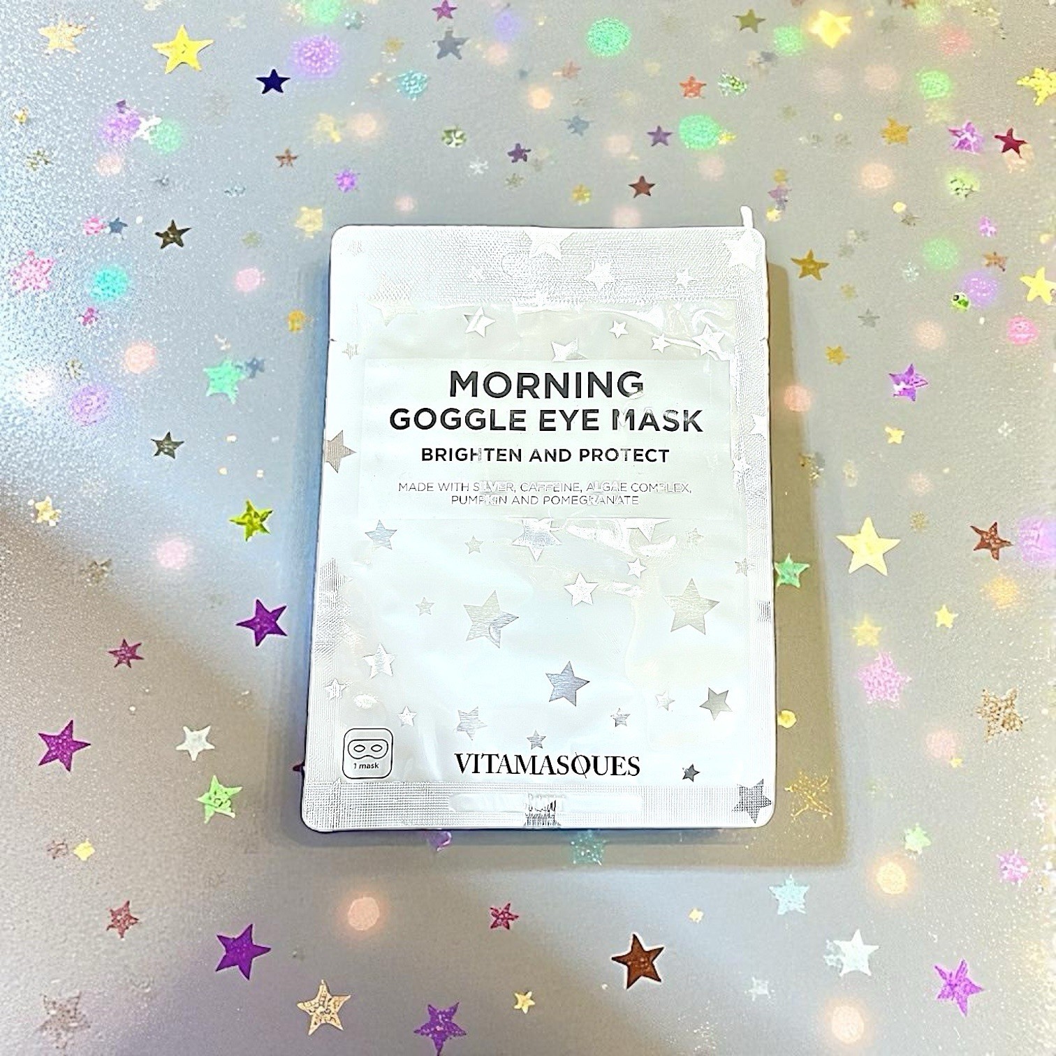 Vitamasques Stars Goggle Eye Mask Brighten & Protect 0.34 Oz New- 1 Mask - NIP Item image 7