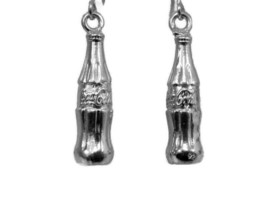 Sterling Silver .925 Coca Cola Earrings - £55.77 GBP