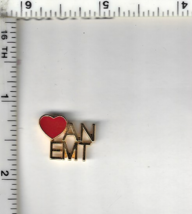 LOVE AN EMT - lapel pin - made my Prestige Medical in the USA - $9.95