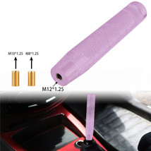 Universal 25cm Glitter Transparent Purple Manual Racing Gear Stick Shift Knob - £18.68 GBP