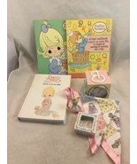 Precious Moments Baby Lot X Stories From Bible, Coloring Books, Clock, B... - $8.54